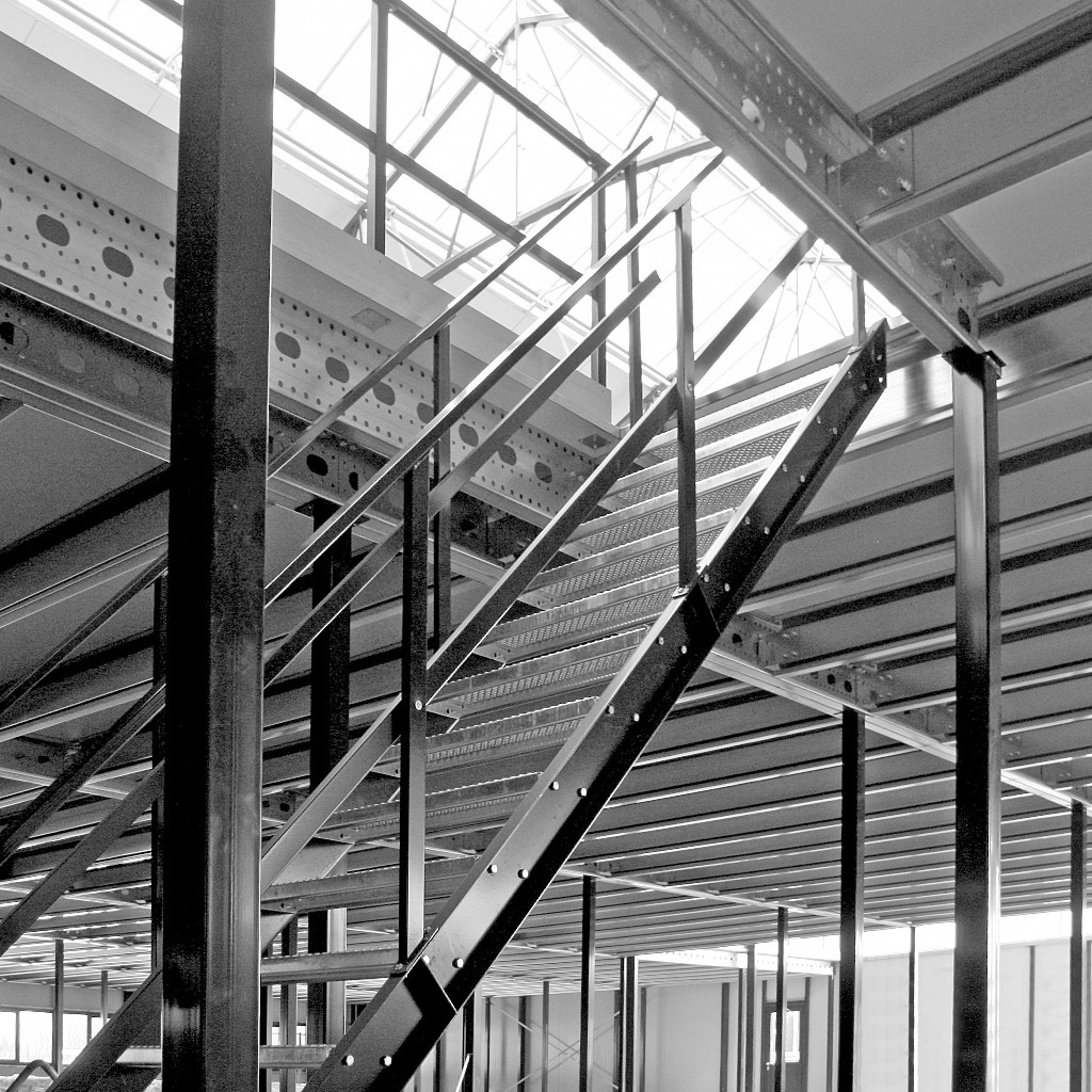 Standaard Steektrap, Industriële Trap 2800x800 mm (hxb)