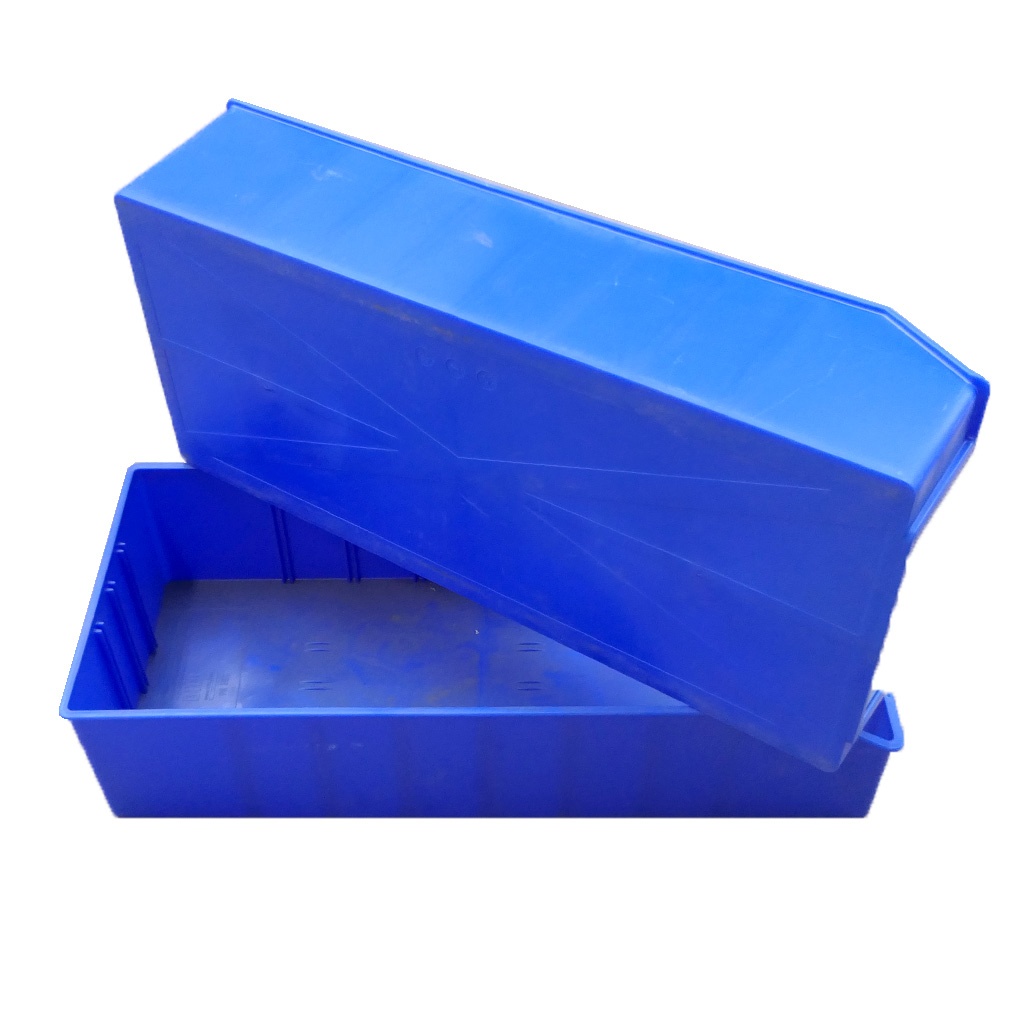 Voordeelpartij 14 stuks Bito PK 351 stellingbakken 500x225x115mm (lxbxh) blauw