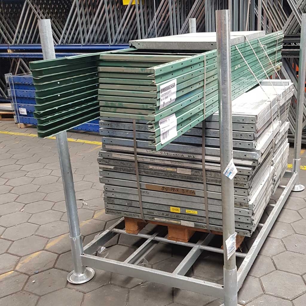 Voordeelpartij gebruikte legbordstelling Tixit 2500x1000x600mm (hxbxd)