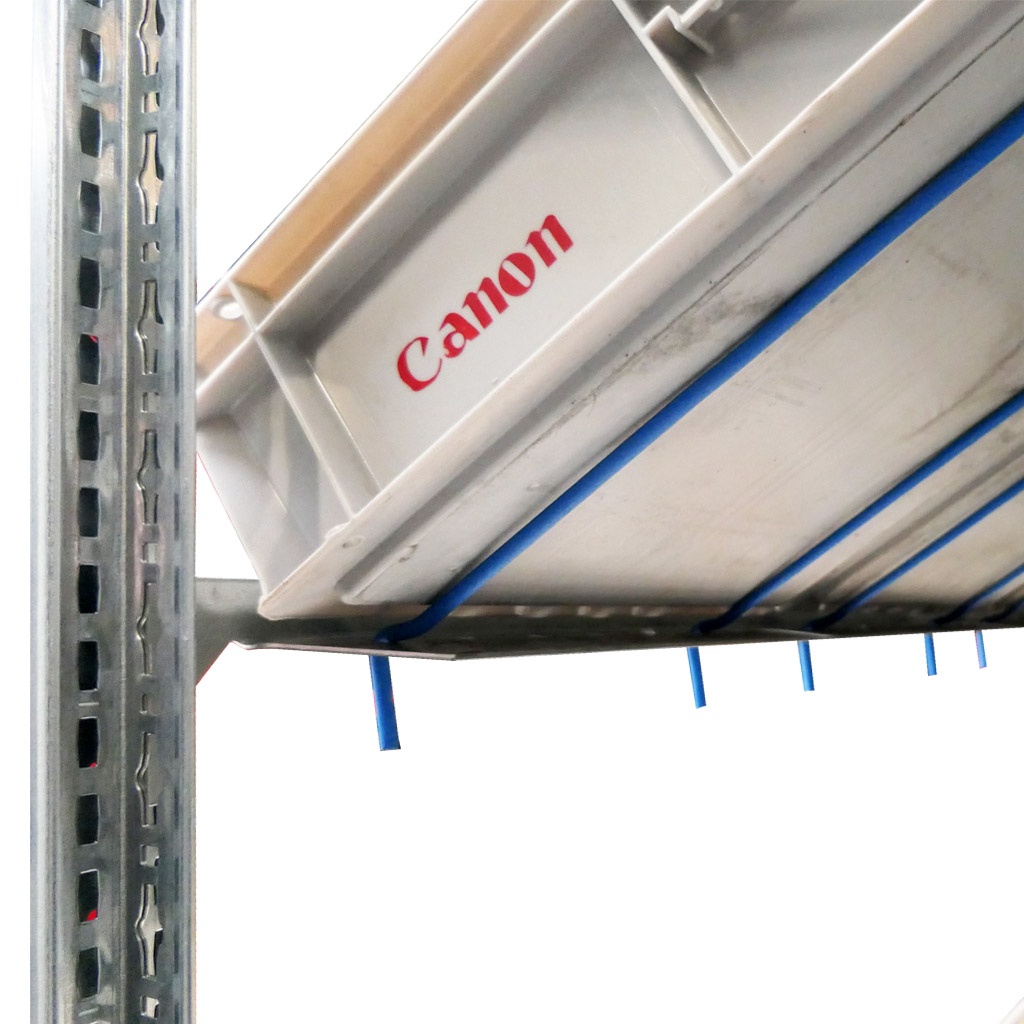 Voordeelrij bakkenstelling HD met 3 niveaus bakken 2000x5200x400mm (hxbxd) 4 secties