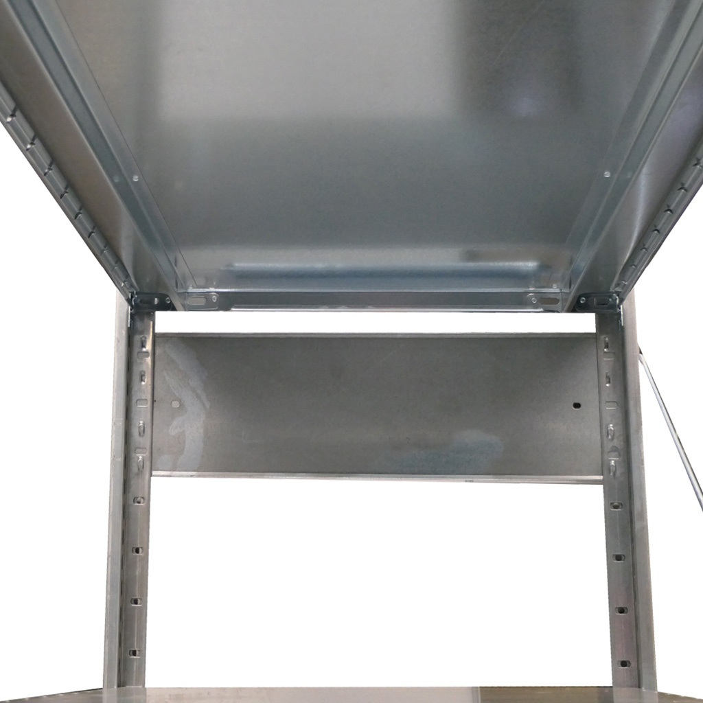 Voordeelrij deels gebruikte legbordstelling Heavy Duty 2200x5200x500mm (hxbxd) 4 secties 5 niveaus 150 kg