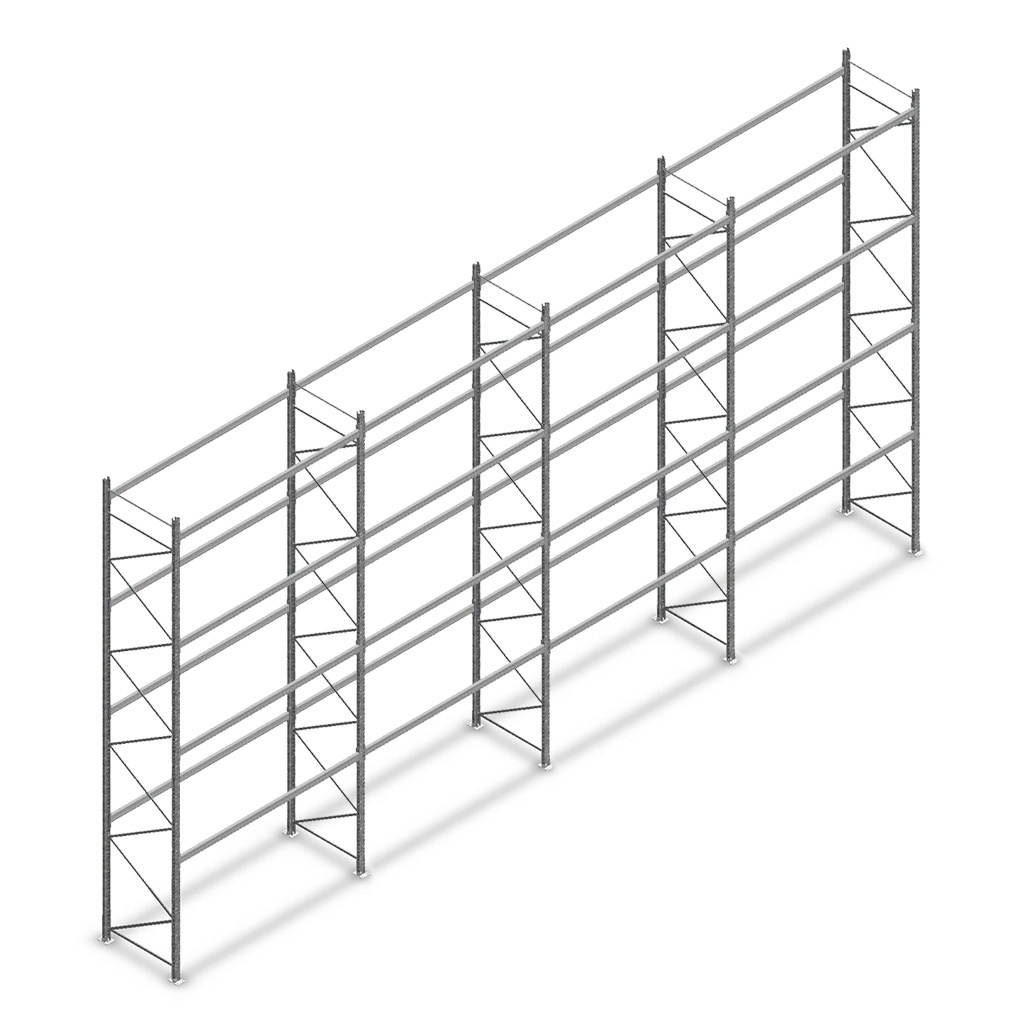 Voordeelrij gebruikte Electrolux palletstelling 5600x11300x900 mm (hxbxd) - 4 secties 4 niveaus