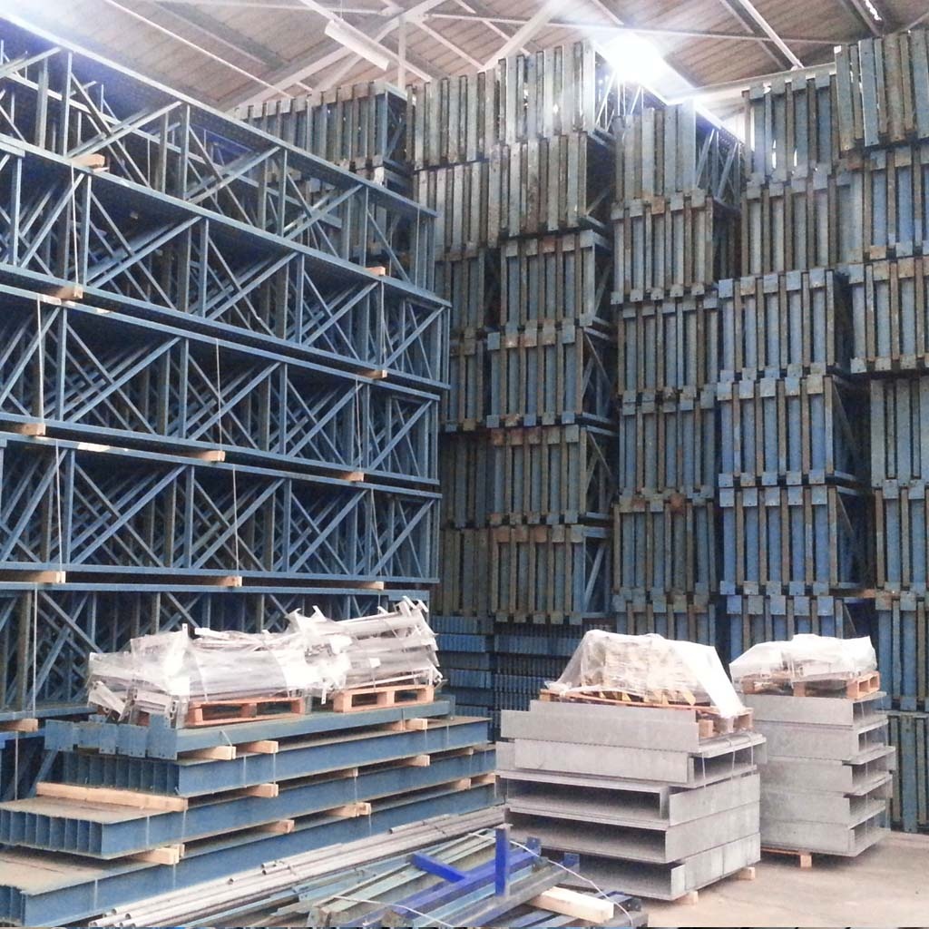 Voordeelrij gebruikte Hovuma palletstelling 6495x11150x870 beginsectie