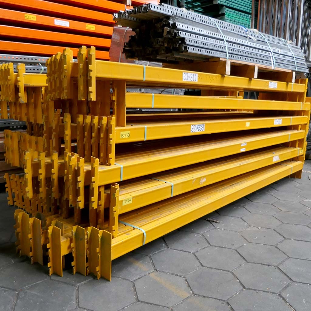 Voordeelrij gebruikte Jungheinrich Delta palletstelling 2500x8420x900 mm (hxbxd) - 3 secties 2 niveaus