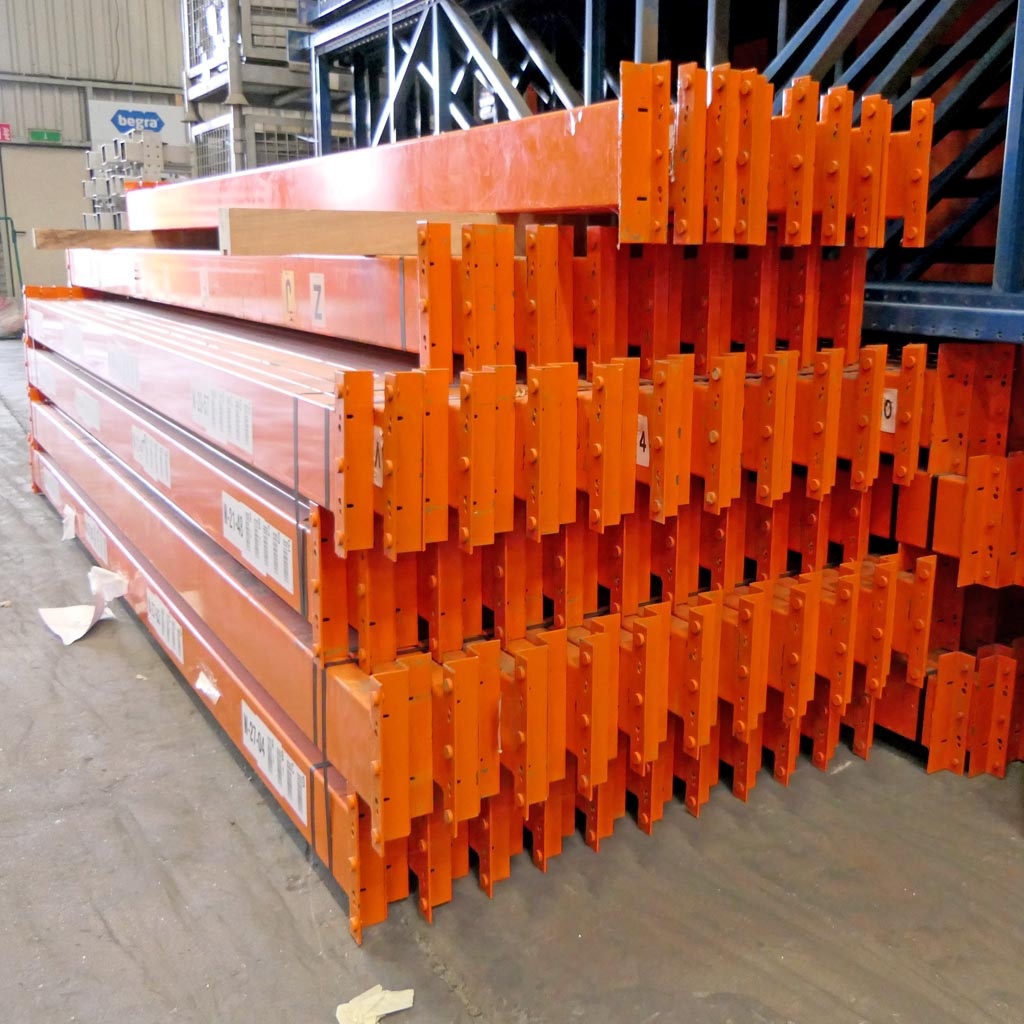 Voordeelrij gebruikte Polypal palletstelling 3150x11220x950mm (hxbxd) - 3 secties 3 niveaus