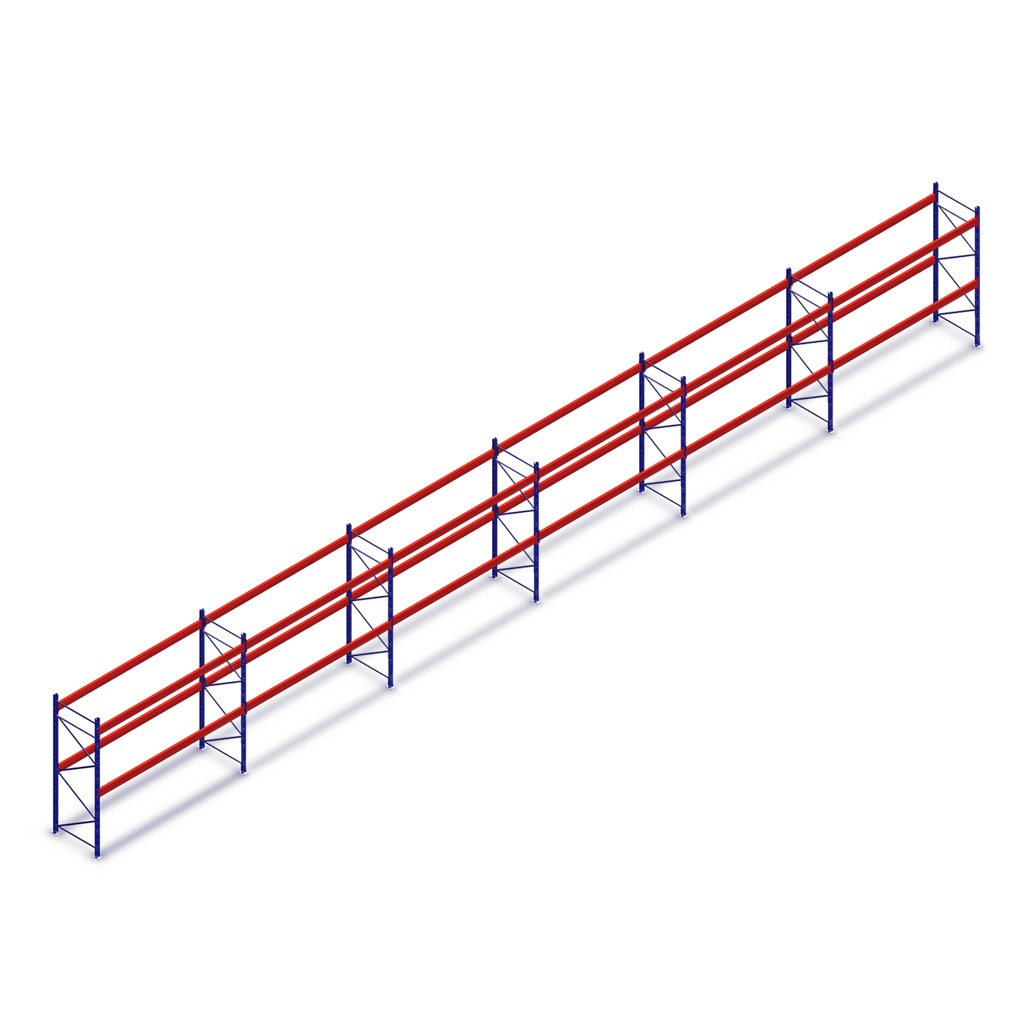 Voordeelrij gebruikte Ramada palletstelling 2980x22867x1100 mm (hxbxd) - 6 secties 2 niveaus