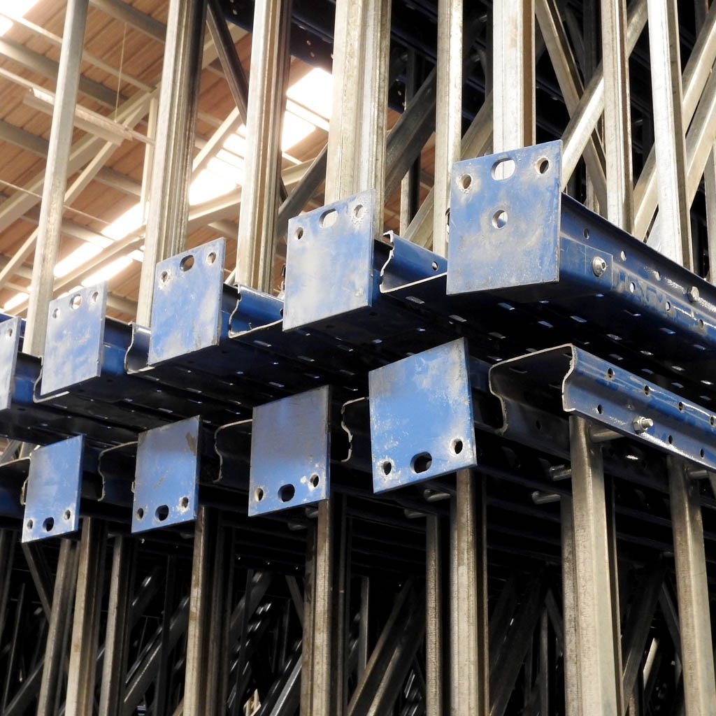 Voordeelrij gebruikte Ramada palletstelling 4500x11260x1000 mm (hxbxd) - 3 secties 3 niveaus