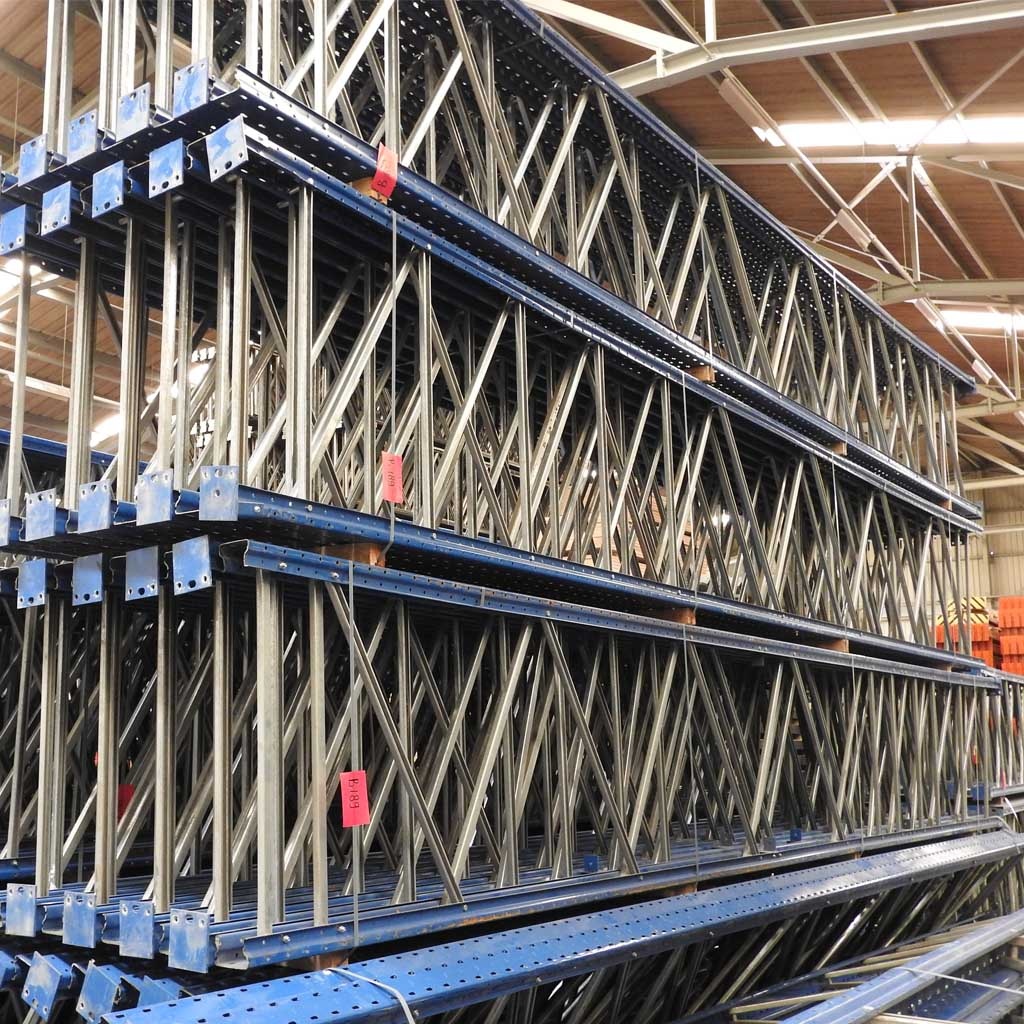 Voordeelrij gebruikte Ramada palletstelling 4500x11260x1000 mm (hxbxd) - 3 secties 3 niveaus incl. vlonders
