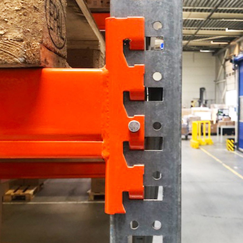 Voordeelrij gebruikte Vogelsang palletstelling 6000x11080x1100 mm (hxbxd) - 3 secties 4 niveaus