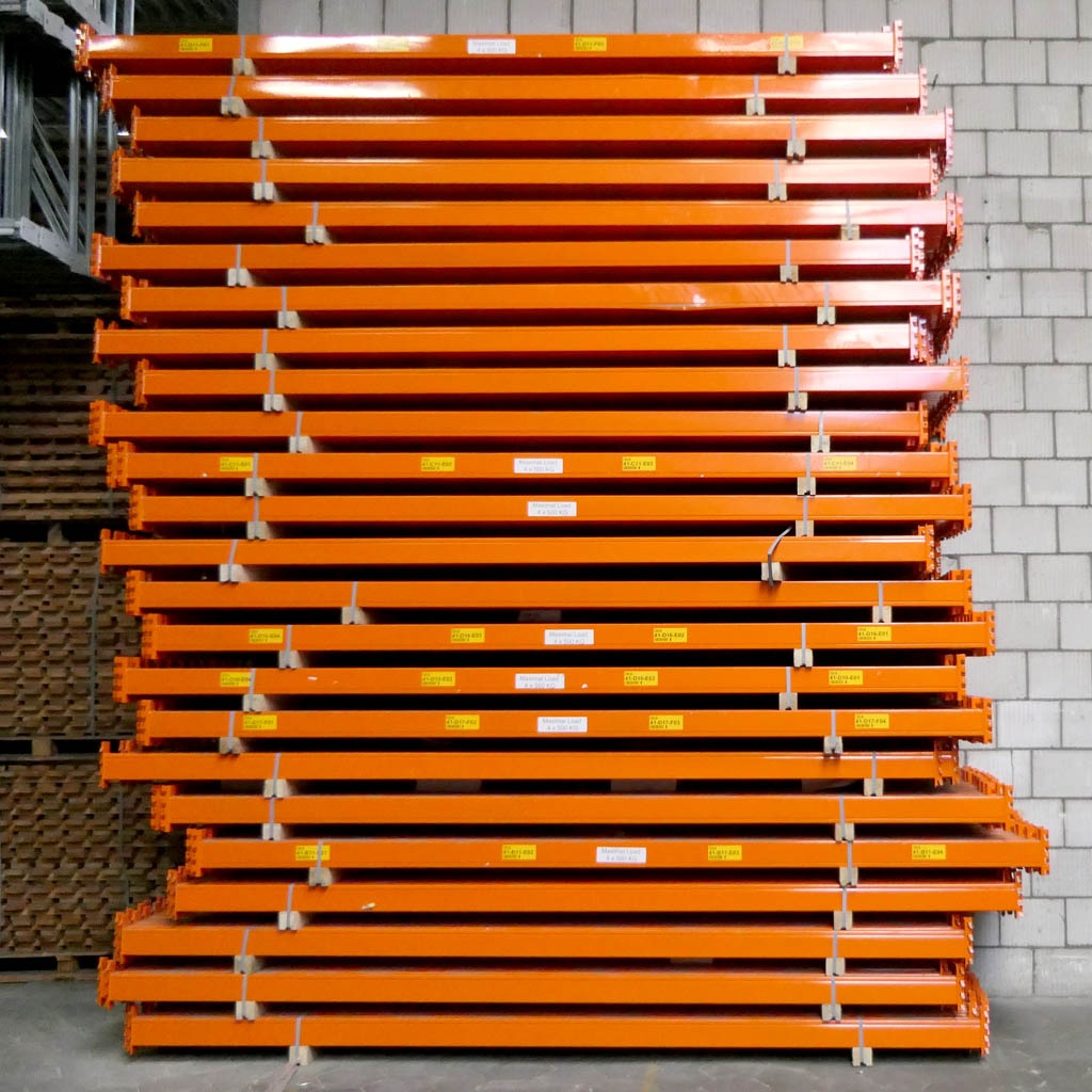 Voordeelrij gebruikte Vogelsang palletstelling 6000x11080x1100 mm (hxbxd) - 3 secties 4 niveaus