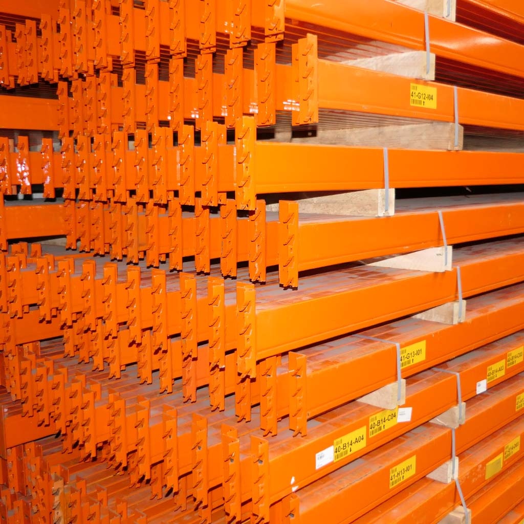 Voordeelrij gebruikte Vogelsang palletstelling 6000x11080x1100 mm (hxbxd) - 3 secties 4 niveaus