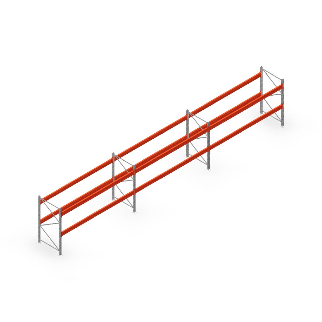 Palletstelling AR T2 voordeelrij 2000x11120x1100, T1451/3600 - 2 niveaus