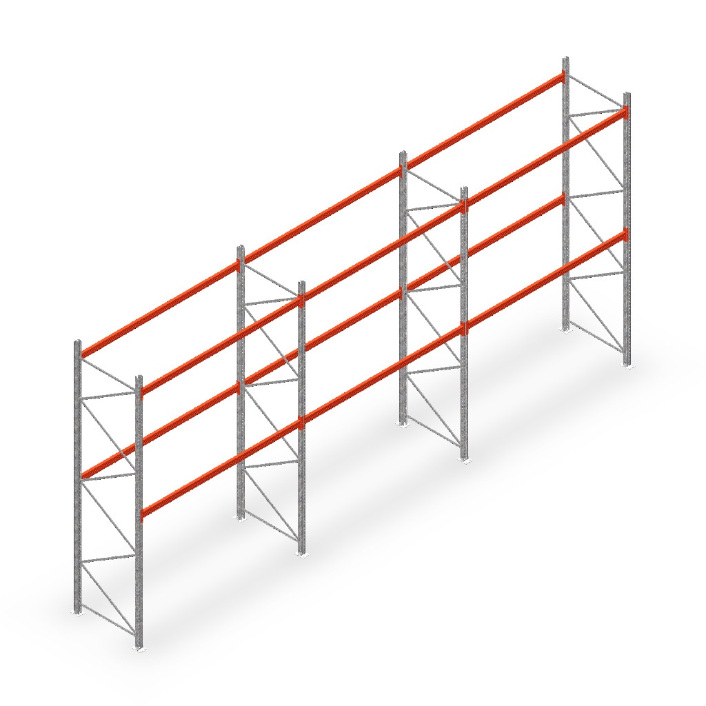 Palletstelling AR T2 voordeelrij 4000x8420x1100, M15051/2700 - 2 niveaus