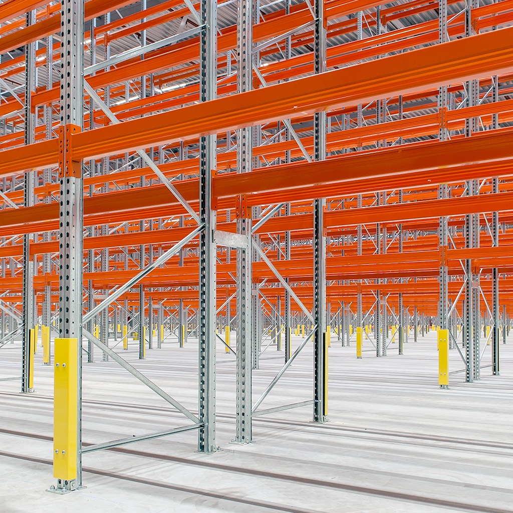 Palletstelling AR T2 voordeelrij 8000x8420x1100, T1451/2700 - 4 niveaus