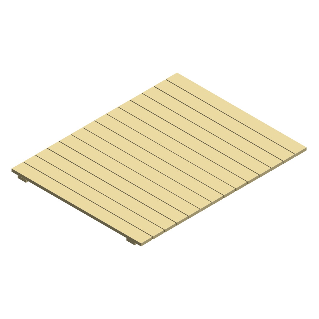 Vurenhouten Vlonder Gesloten 1340x1092x20
