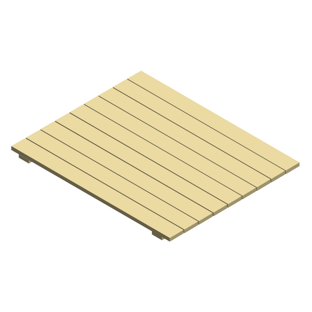 Vurenhouten Vlonder Gesloten 890x1092x20