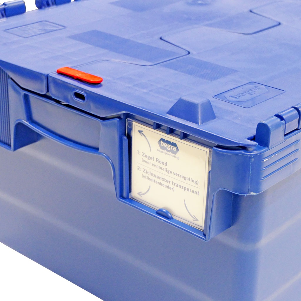 Zichtvenster voor Begra distributiebak, transportbak 90x68mm